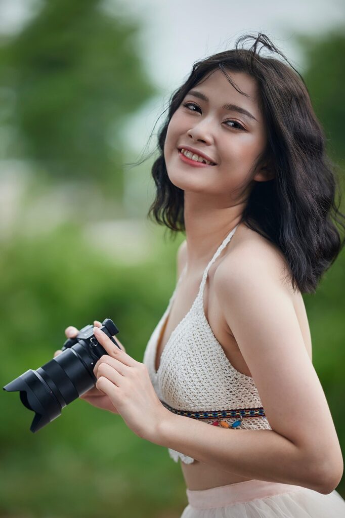 woman, portrait, model, white dress, camera, photographer, asian, asian woman, young woman, female, modeling, pose, posing, dress, fashion, girl, park, vietnam, vietnamese girl, asian, asian woman, asian woman, asian woman, asian woman, asian woman